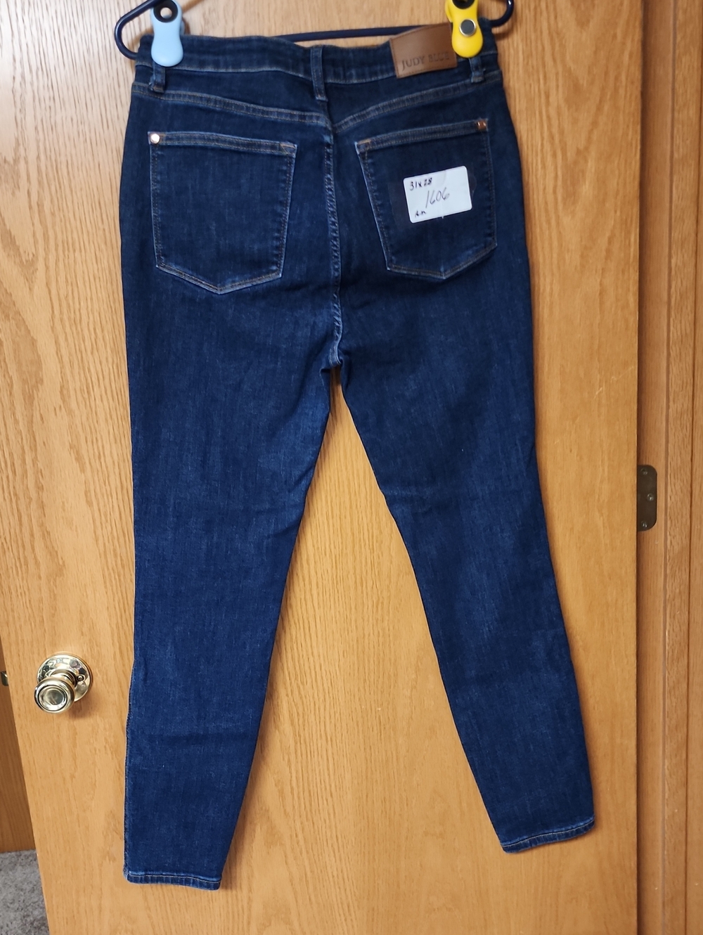 Judy Blue Dark Blue Skinny Jeans 31x28 number 1606